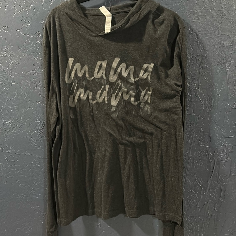 “Mama” black hoodie shirt